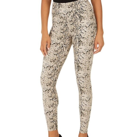 L316 Inc Shaping Knit Snakeskin Leggings - Picture 1 of 1